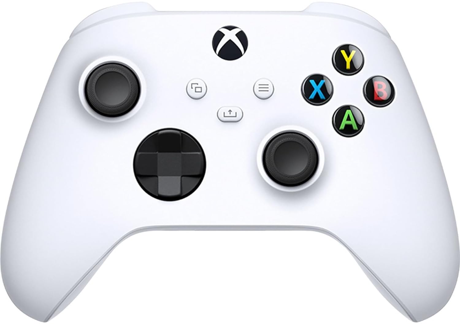 Xbox Wireless Controller - Shock Blue Gamepad With Bluetooth, USB-C & Hybrid D-Pad Robot White Gaming Accessories