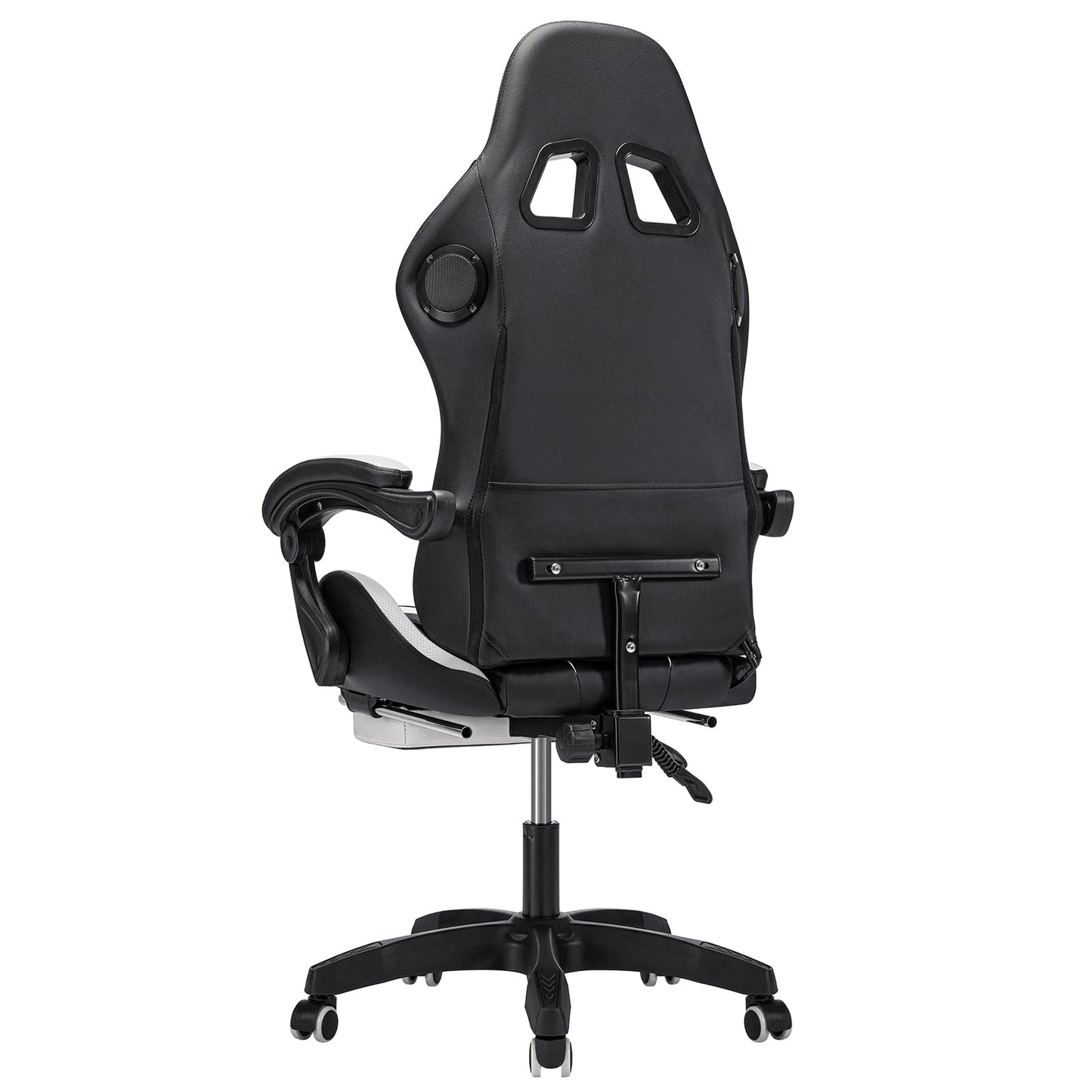 RGB Gaming Chair – Massage Gaming Chair with Bluetooth Speakers, Footrest & LED Lights Gaming Accessories