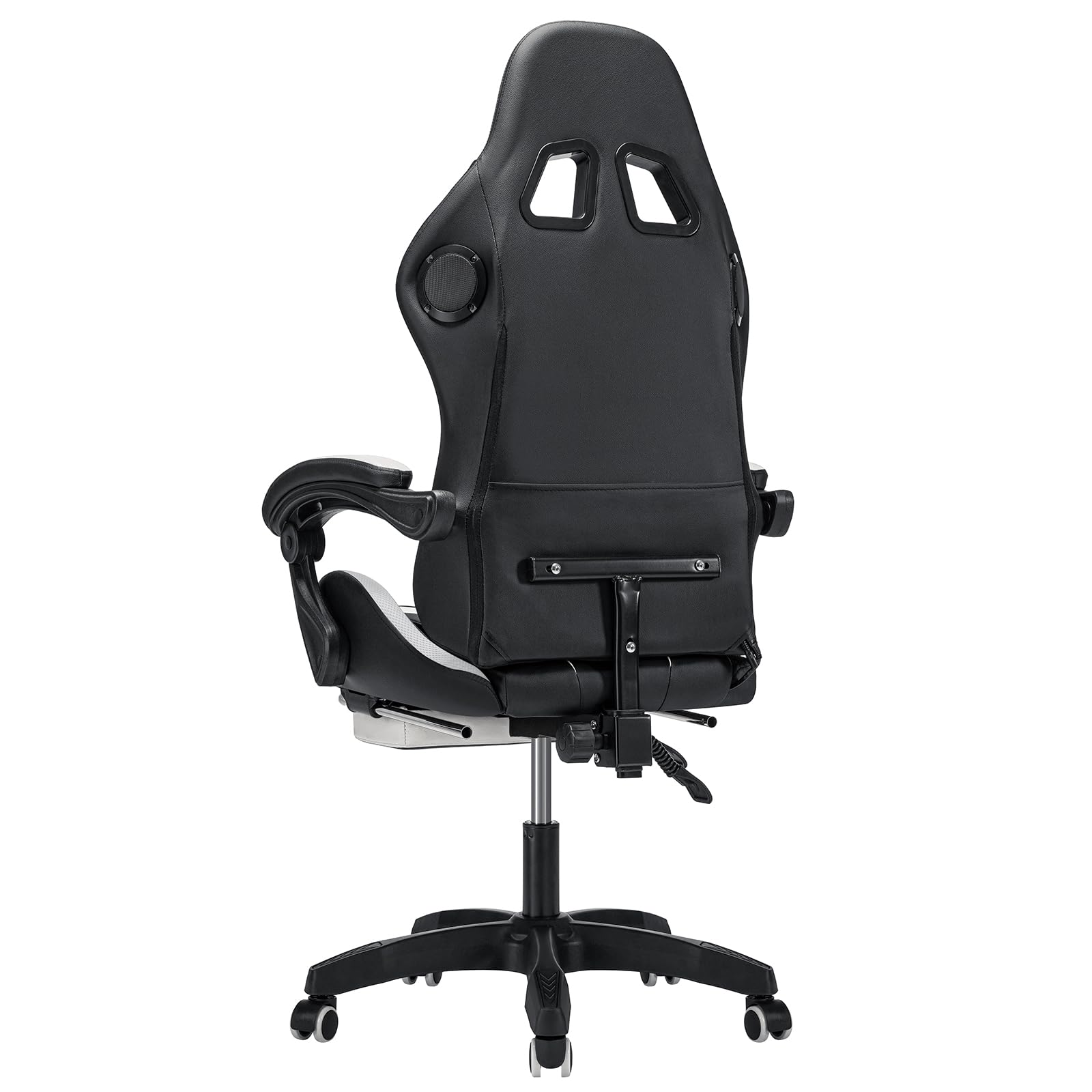 RGB Gaming Chair – Massage Gaming Chair with Bluetooth Speakers, Footrest & LED Lights Gaming Accessories