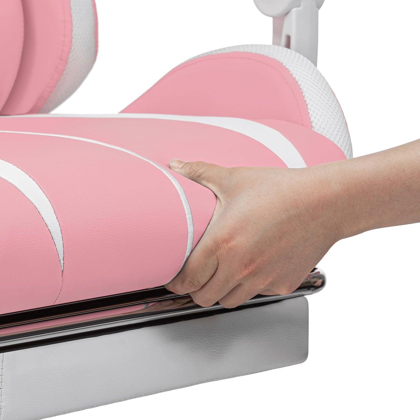 RGB Gaming Chair – Massage Gaming Chair with Bluetooth Speakers, Footrest & LED Lights Gaming Accessories