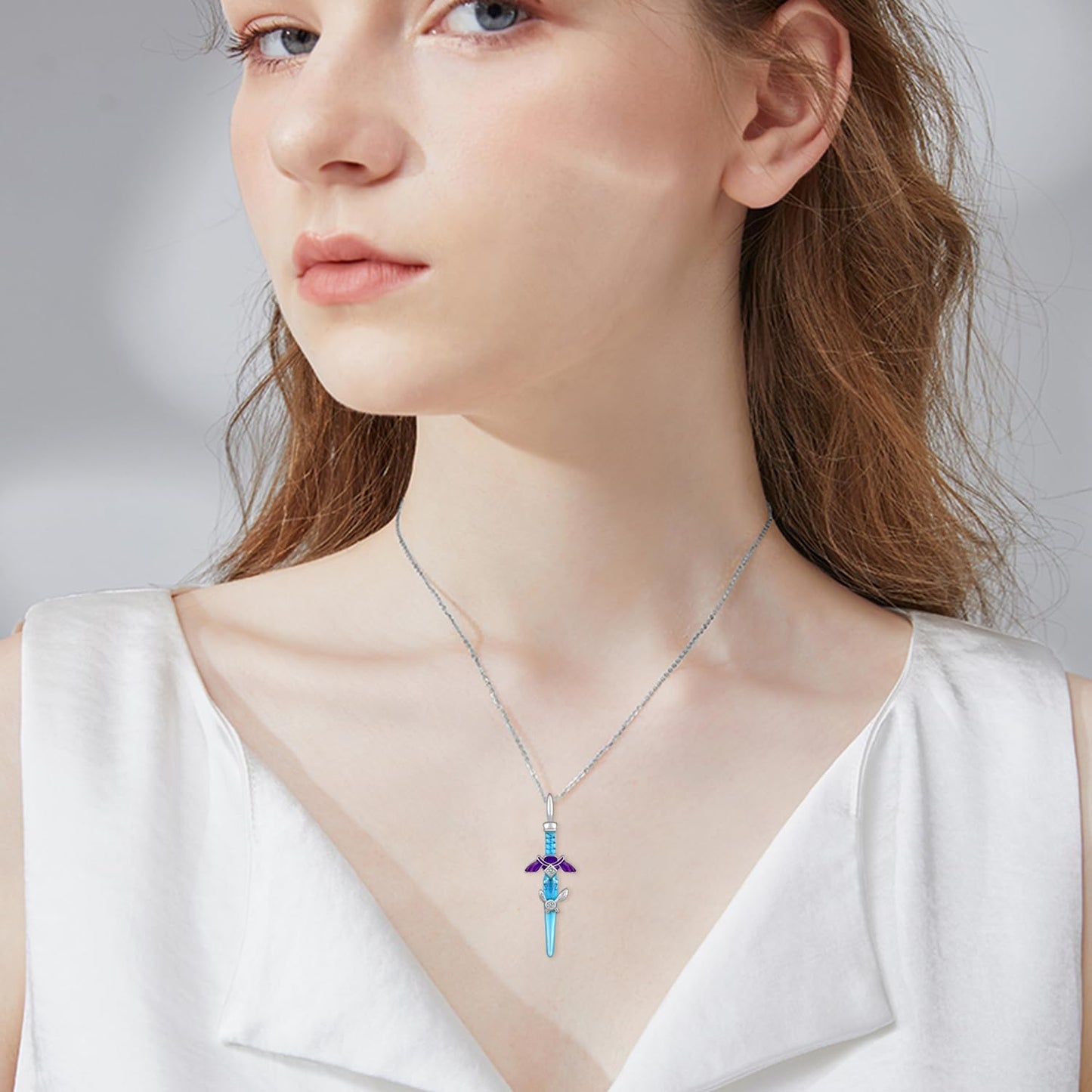 Master Sword Necklace – Sterling Silver Link Sword Pendant | Hyrule Warriors Jewelry Jewelry