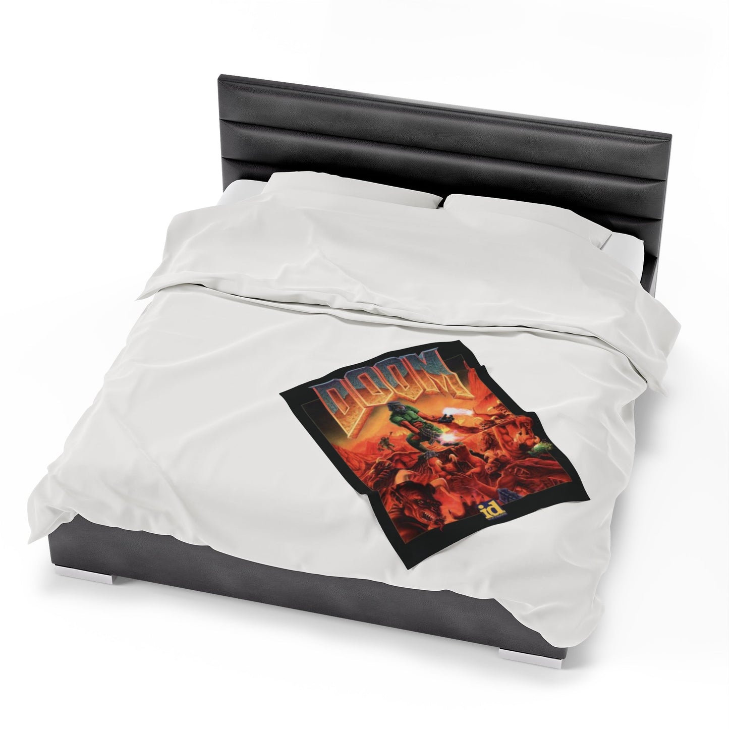 Doom Classic Velveteen Plush Blanket