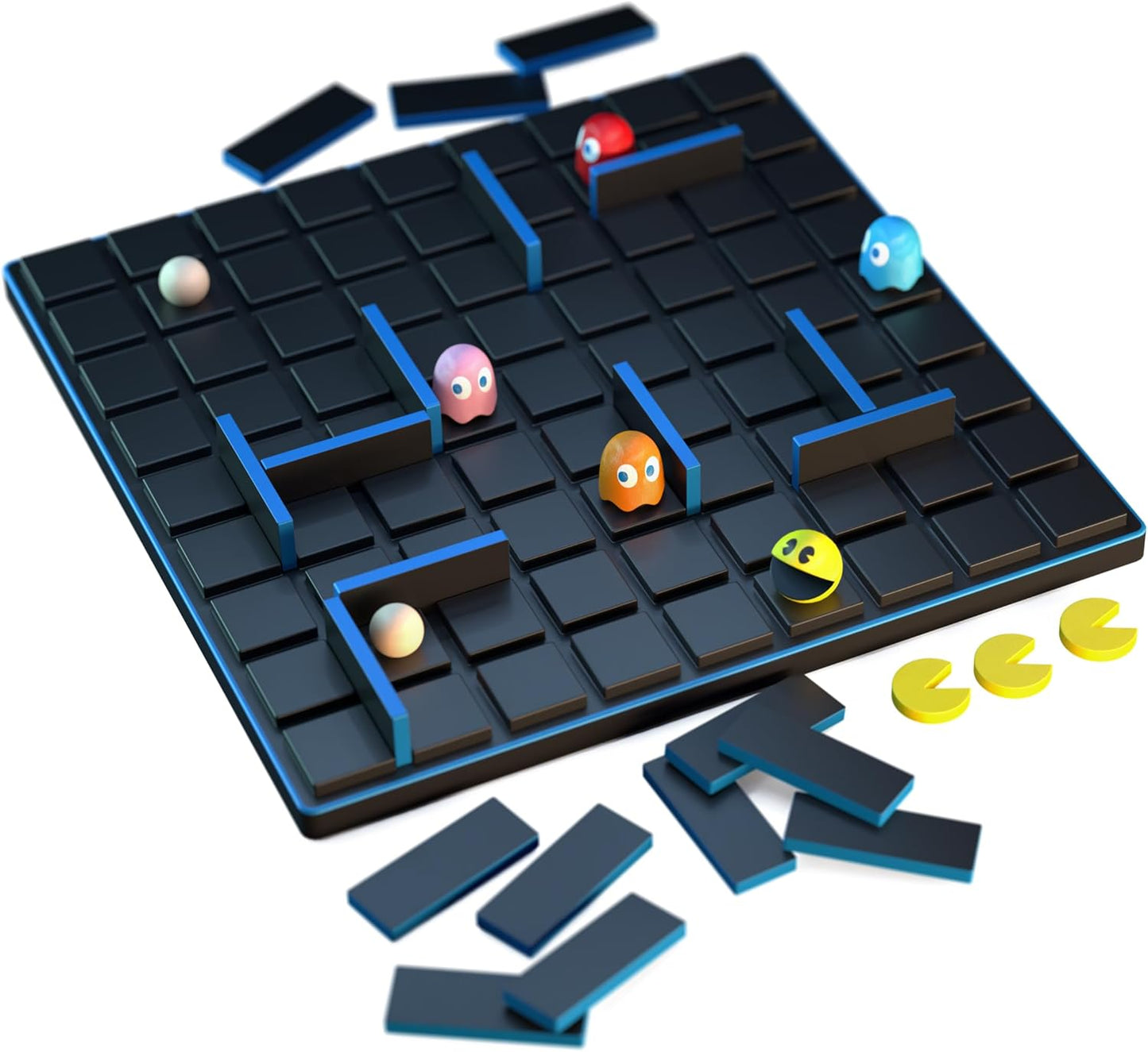Quoridor Pac-Man Game | Classic Arcade Themed Board Game | Fun Family Activity | 2 to 5 Players Games