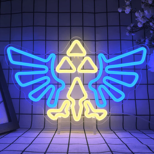 Gaming Neon Sign – LED Glow Sign for Gamer Room Lighting | Dimmable Acrylic Neon Wall Light Home Decor
