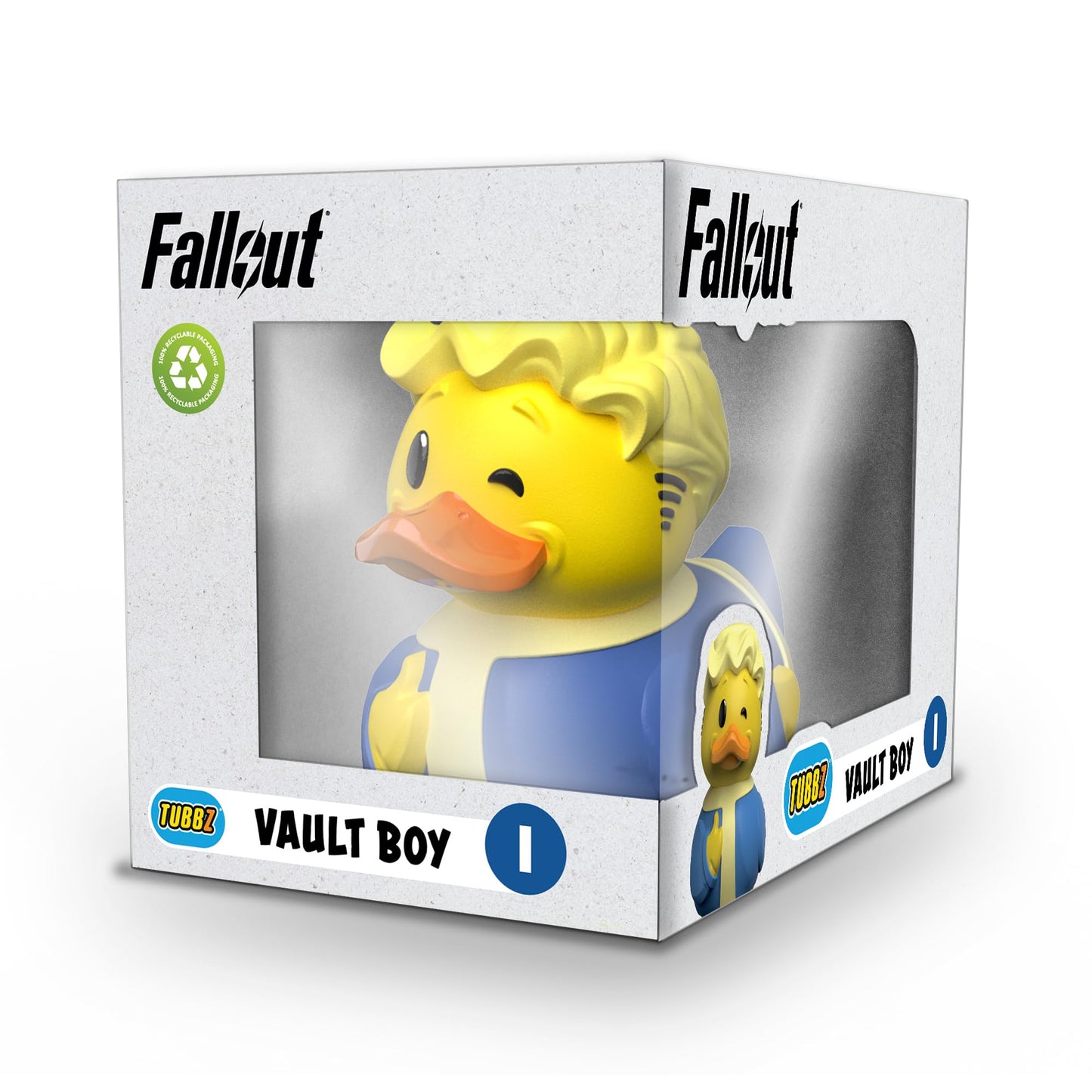 TUBBZ Boxed Edition Nuka Cola T-51 Collectable Vinyl Rubber Duck Figure - Official Fallout Merchandise - Thriller TV & Video Games
