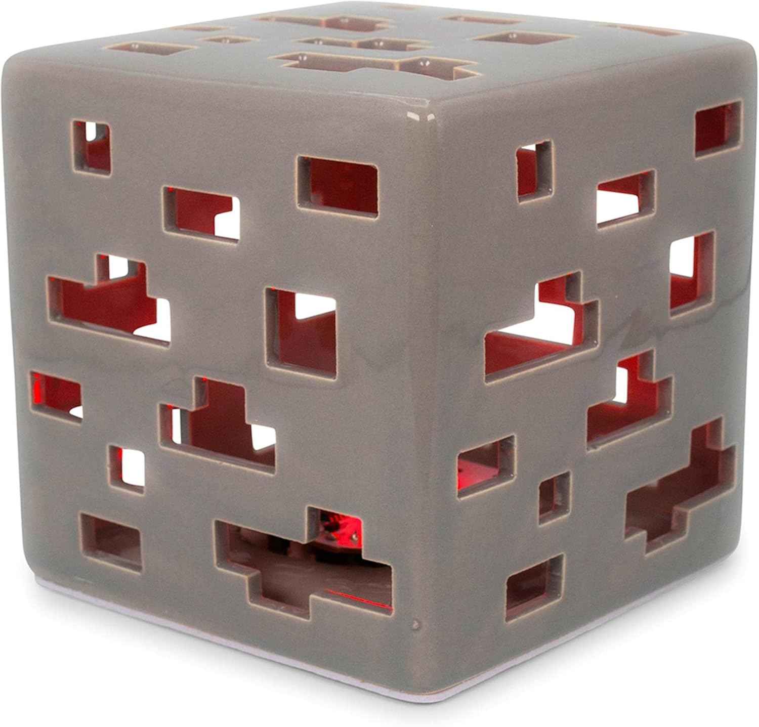 Minecraft Ore Block Lamp – Ceramic Color Changing Light | USB Powered Desk Lamp Home Decor