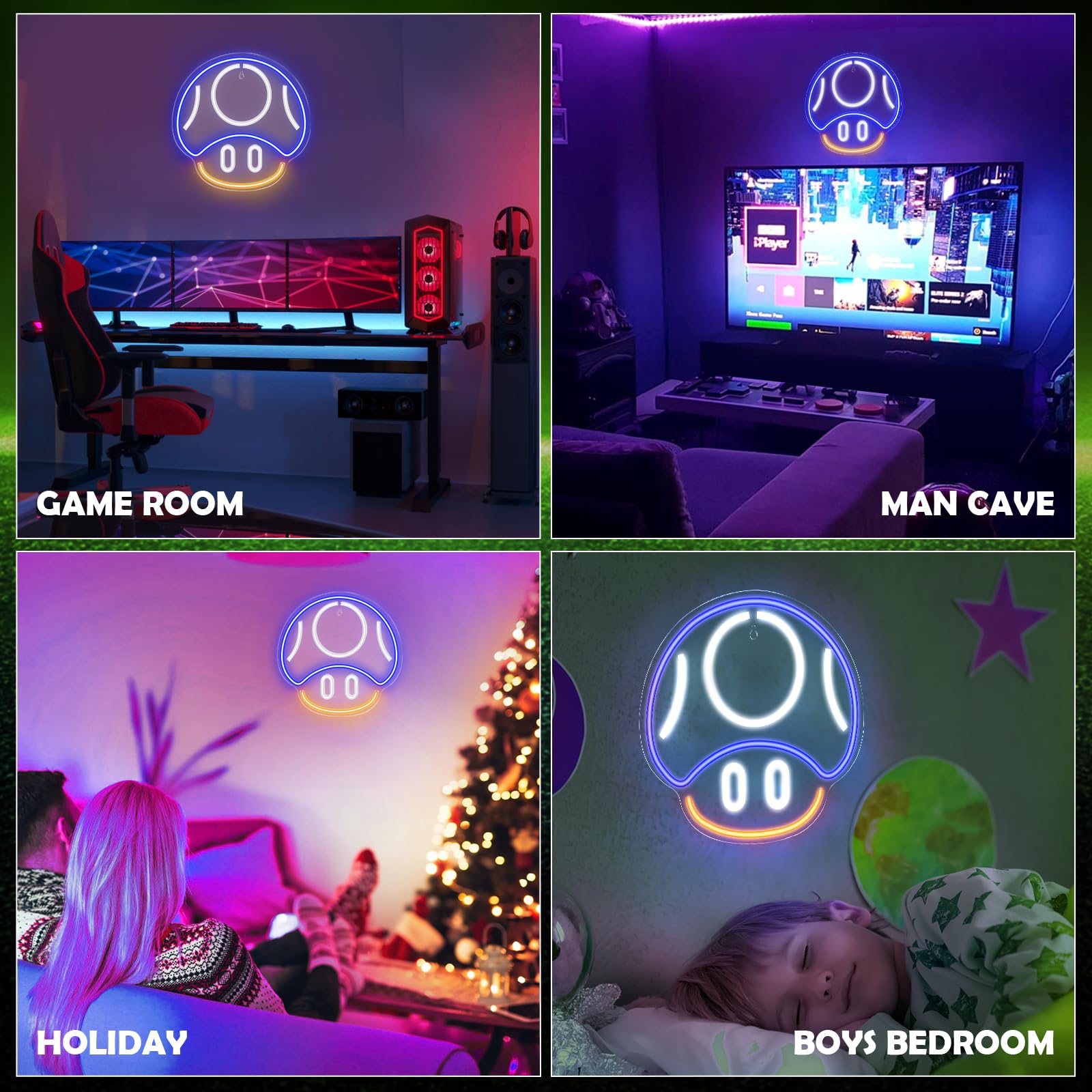 Gaming Neon Sign - LED Neon Light for Game Room Decoration | Teen Gamer Gift Home Decor