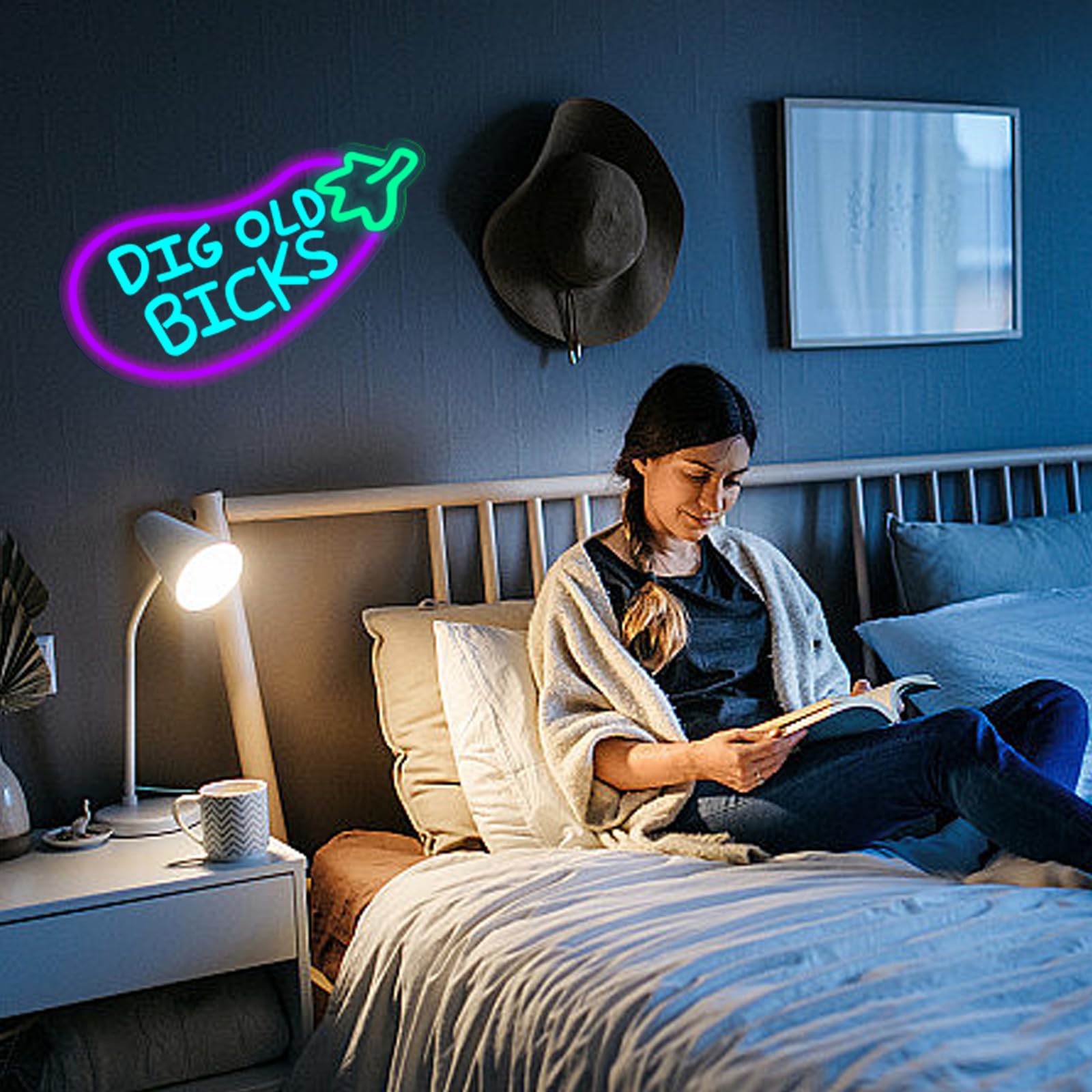 Skull Neon Sign – Yellow LED Neon Lights for Game Room Decor & Man Cave Lighting Home Decor