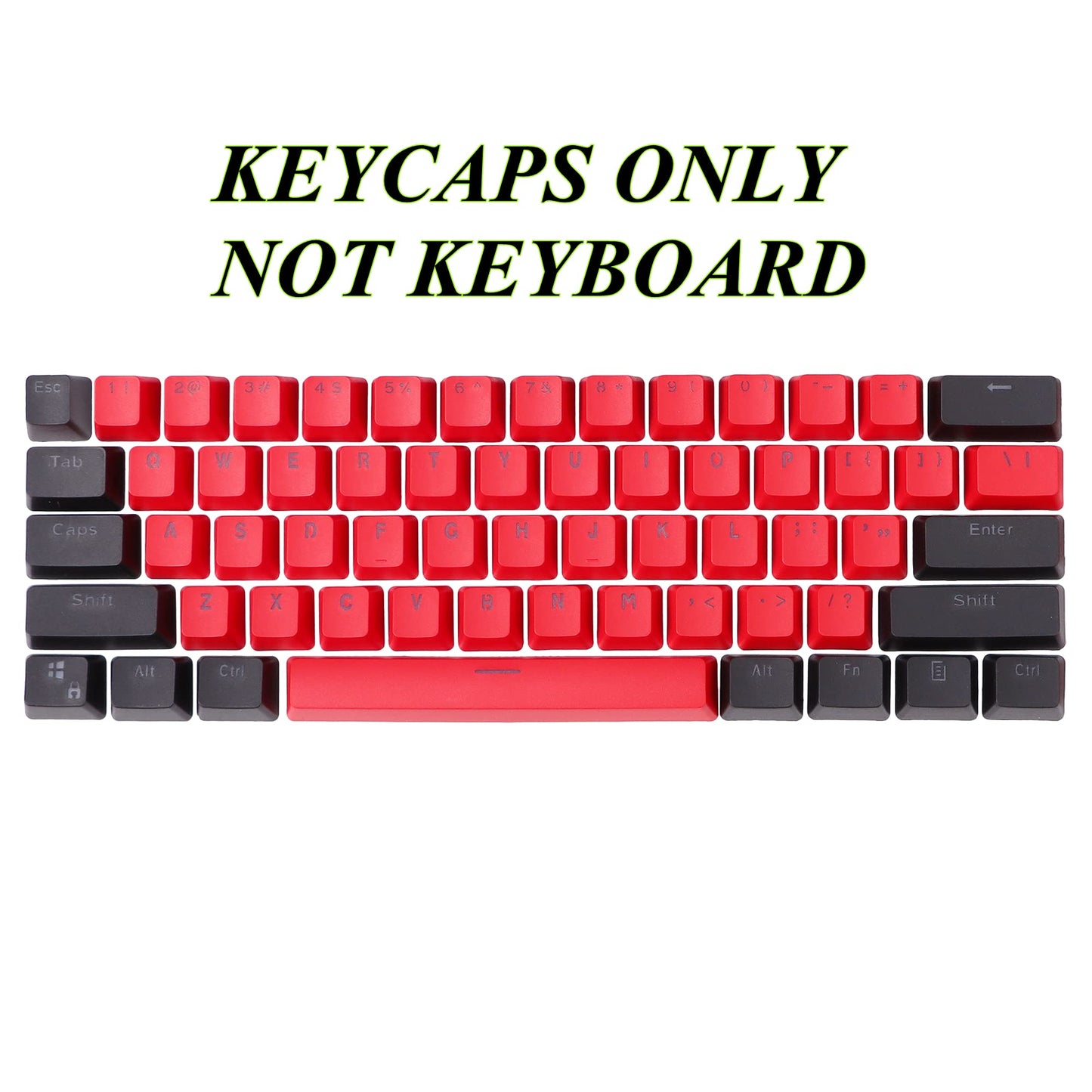 GTSP 61 Keycaps 60 Percent, Ducky One 2 Mini Keycaps for Mechanical Keyboard OEM Profile RGB PBT Keycap Set with Key Puller for Cherry MX Switches SK 61/Joker (Only keycaps) Blue