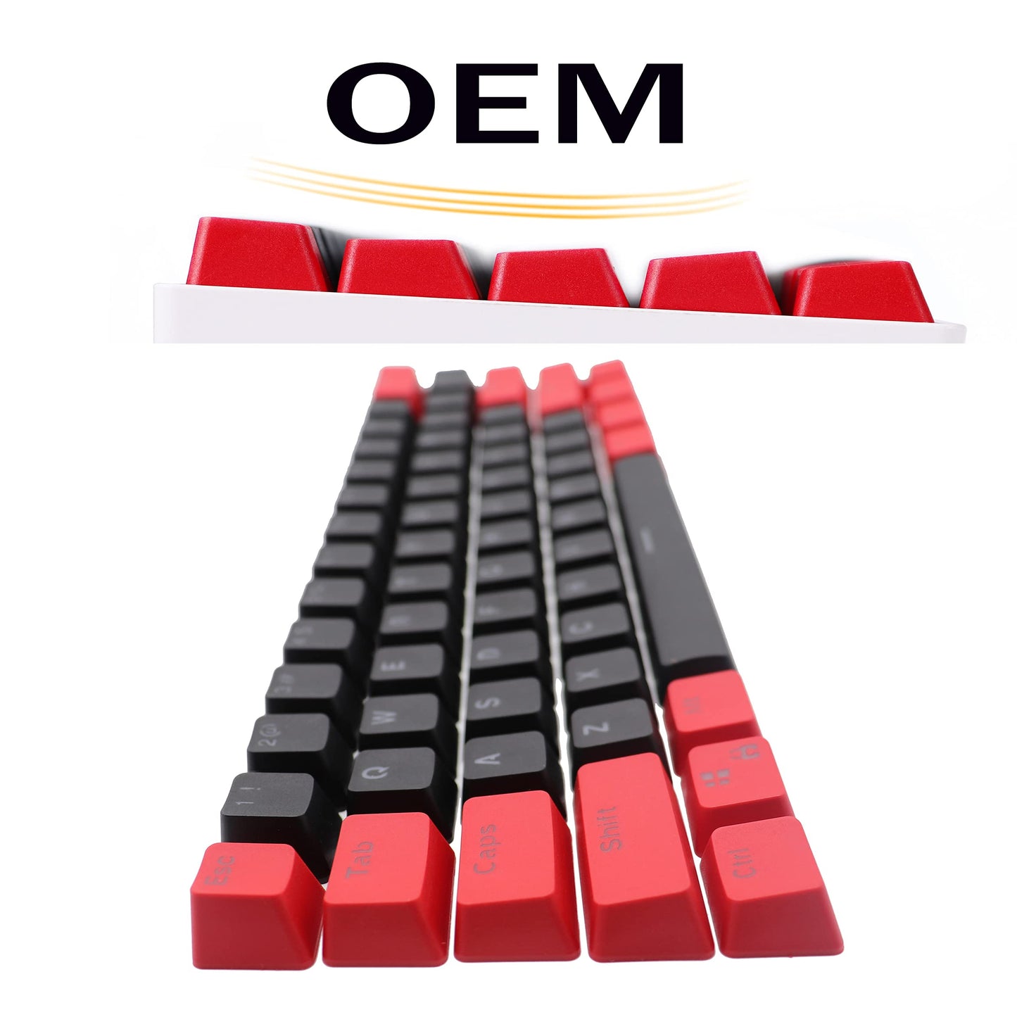 GTSP 61 Keycaps 60 Percent, Ducky One 2 Mini Keycaps for Mechanical Keyboard OEM Profile RGB PBT Keycap Set with Key Puller for Cherry MX Switches SK 61/Joker (Only keycaps) Blue