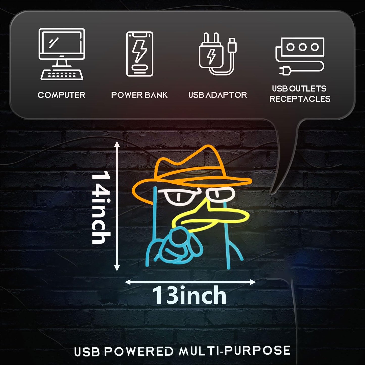 Skull Neon Sign – Yellow LED Neon Lights for Game Room Decor & Man Cave Lighting Home Decor