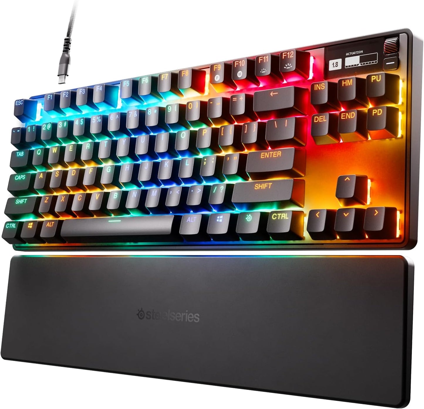 Gaming Keyboard Mechanical RGB With Adjustable Actuation β SteelSeries Apex Pro Wired Wired Gaming Accessories