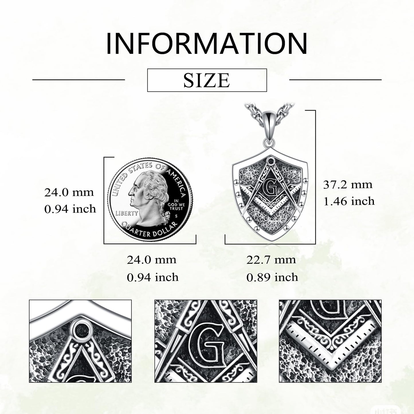 Viking Necklace for Men Sterling Silver Arrowhead/Therian/Raven/Thors Hammer Pendant Necklaces Jewelry Gifts for Men Women