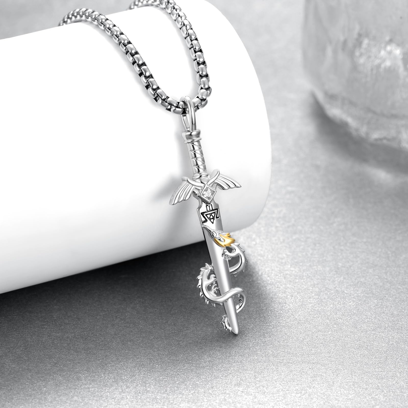 Master Sword Necklace – Sterling Silver Link Sword Pendant | Hyrule Warriors Jewelry Jewelry