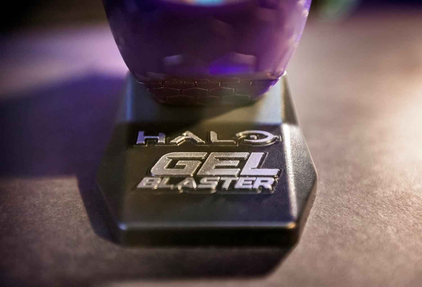 Gel Blaster Halo Plasma Blaster – Type-25 Glow-in-The-Dark Gel Ball Blaster with Starfire Gellets™, Includes Tracer Function – Officially Licensed Replica - 14+