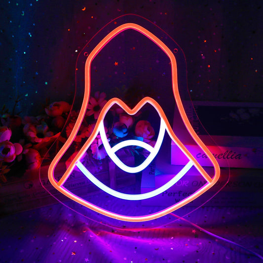 Assassin Neon Sign - Dimmable USB Powered Neon Wall Decor for Game Room & Bedroom Home Decor
