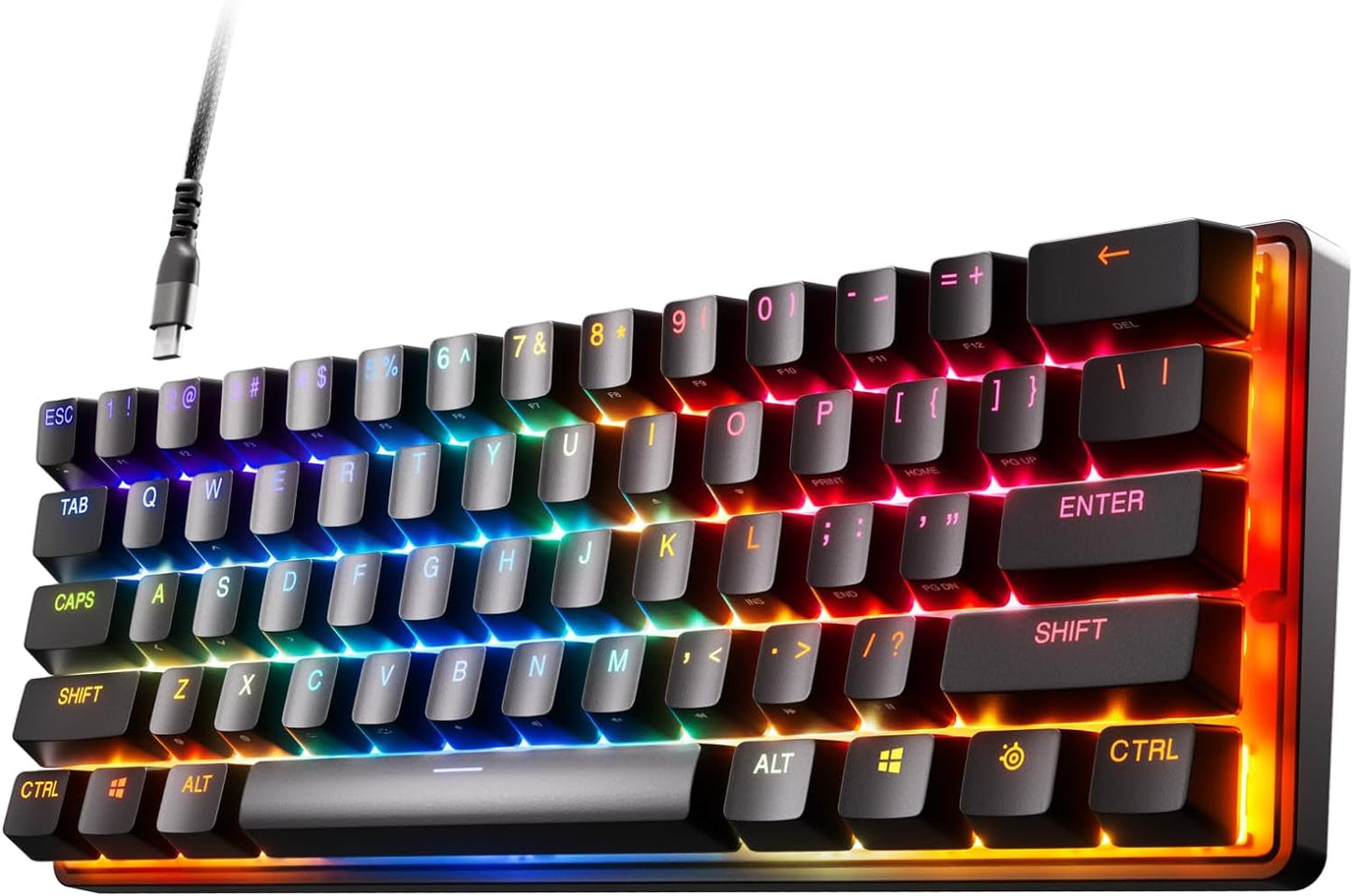 Gaming Keyboard Mechanical RGB With Adjustable Actuation β SteelSeries Apex Pro Wired Pro Gen 2 Mini 60% Wired Gaming Accessories