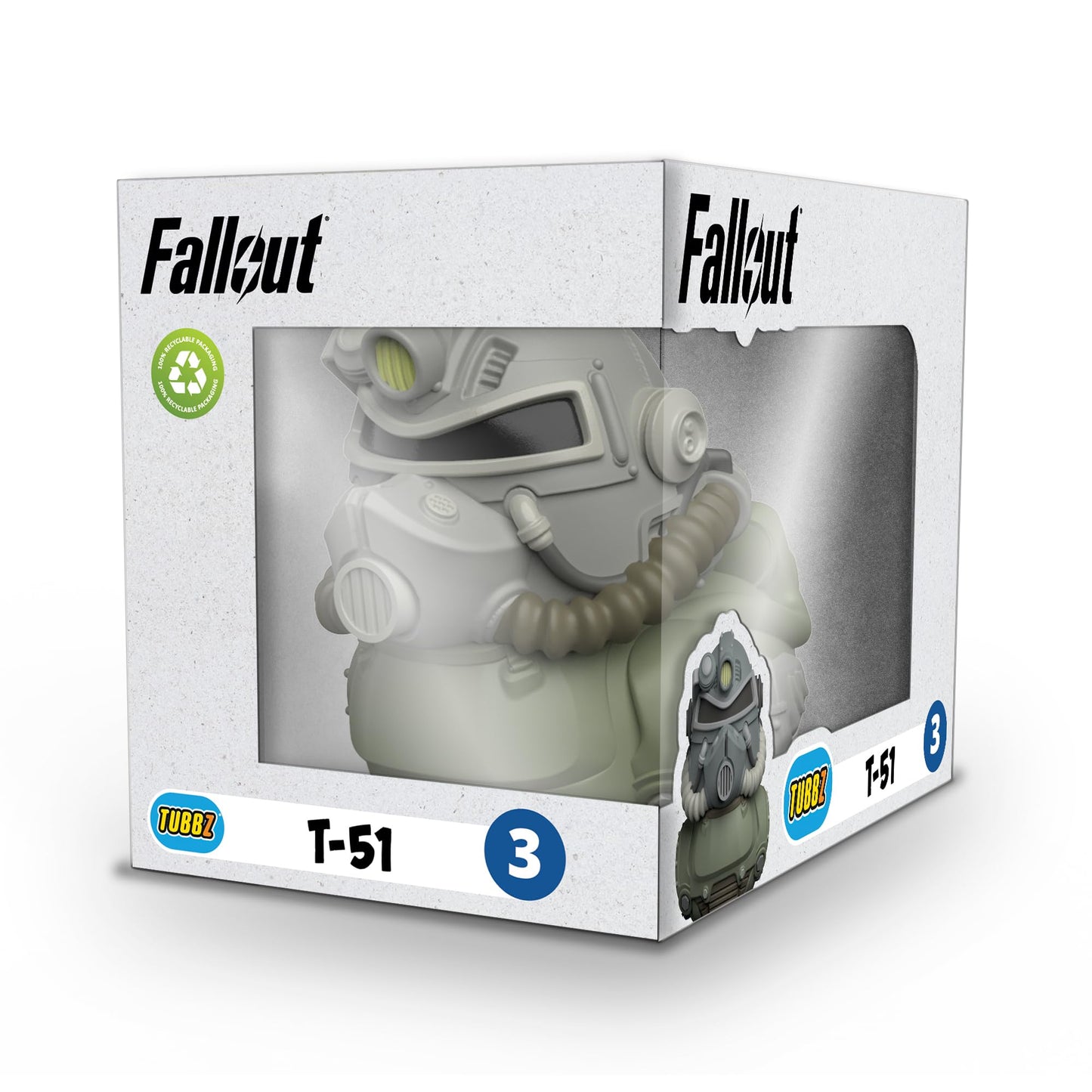 TUBBZ Boxed Edition Nuka Cola T-51 Collectable Vinyl Rubber Duck Figure - Official Fallout Merchandise - Thriller TV & Video Games