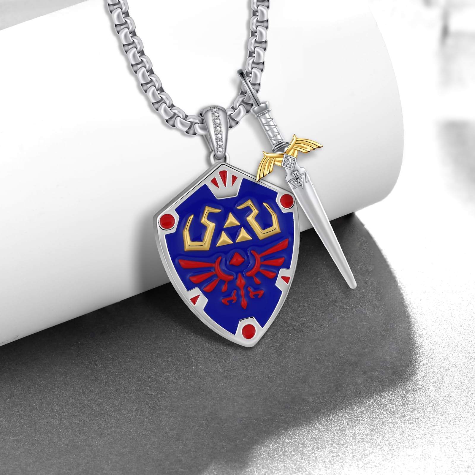 Master Sword Necklace – Sterling Silver Link Sword Pendant | Hyrule Warriors Jewelry Jewelry