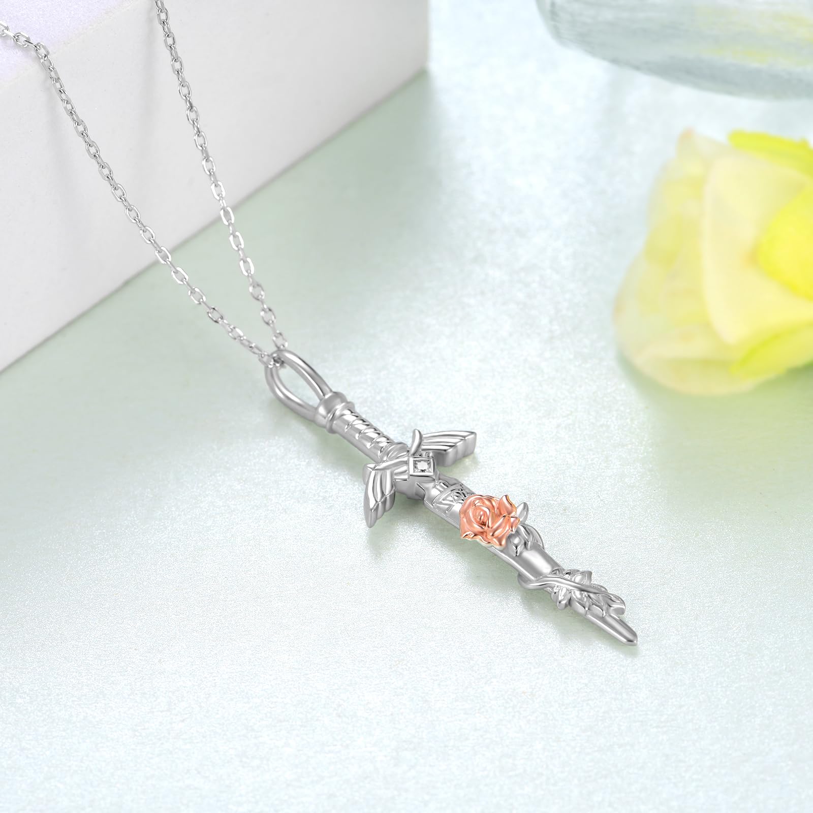 Master Sword Necklace – Sterling Silver Link Sword Pendant | Hyrule Warriors Jewelry Jewelry