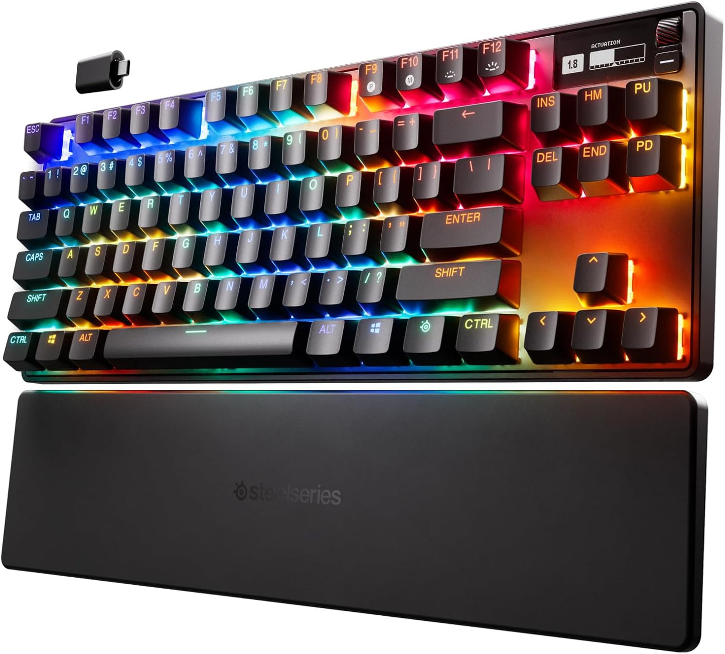 Gaming Keyboard Mechanical RGB With Adjustable Actuation β SteelSeries Apex Pro Wired Pro Gen 2 TKL Wireless Gaming Accessories