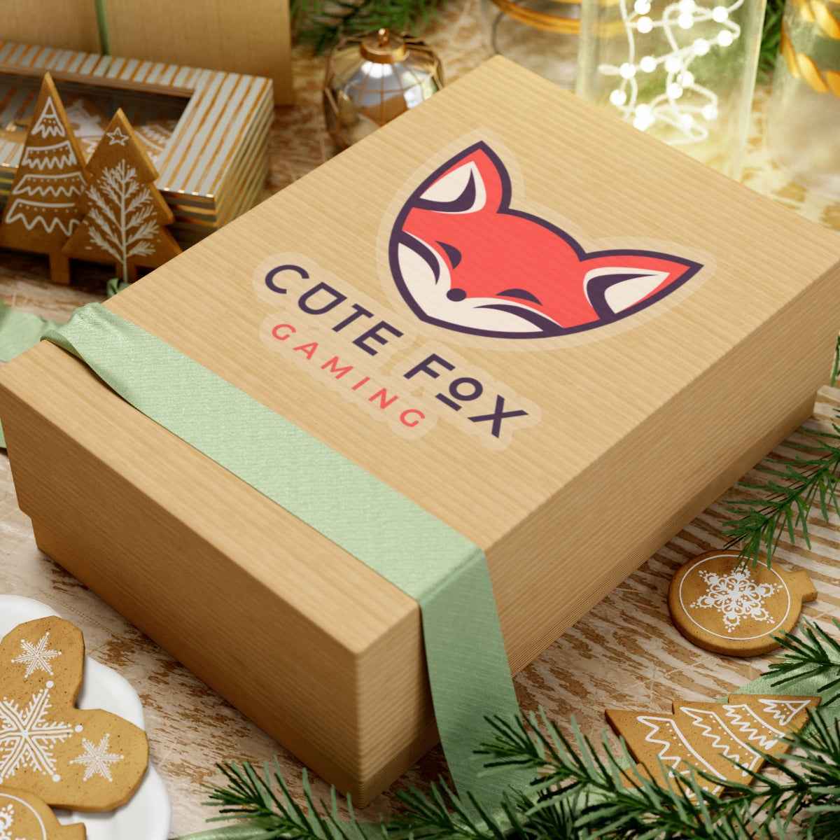 Cute Fox Stickers - Gaming Kiss-Cut Stickers Paper products