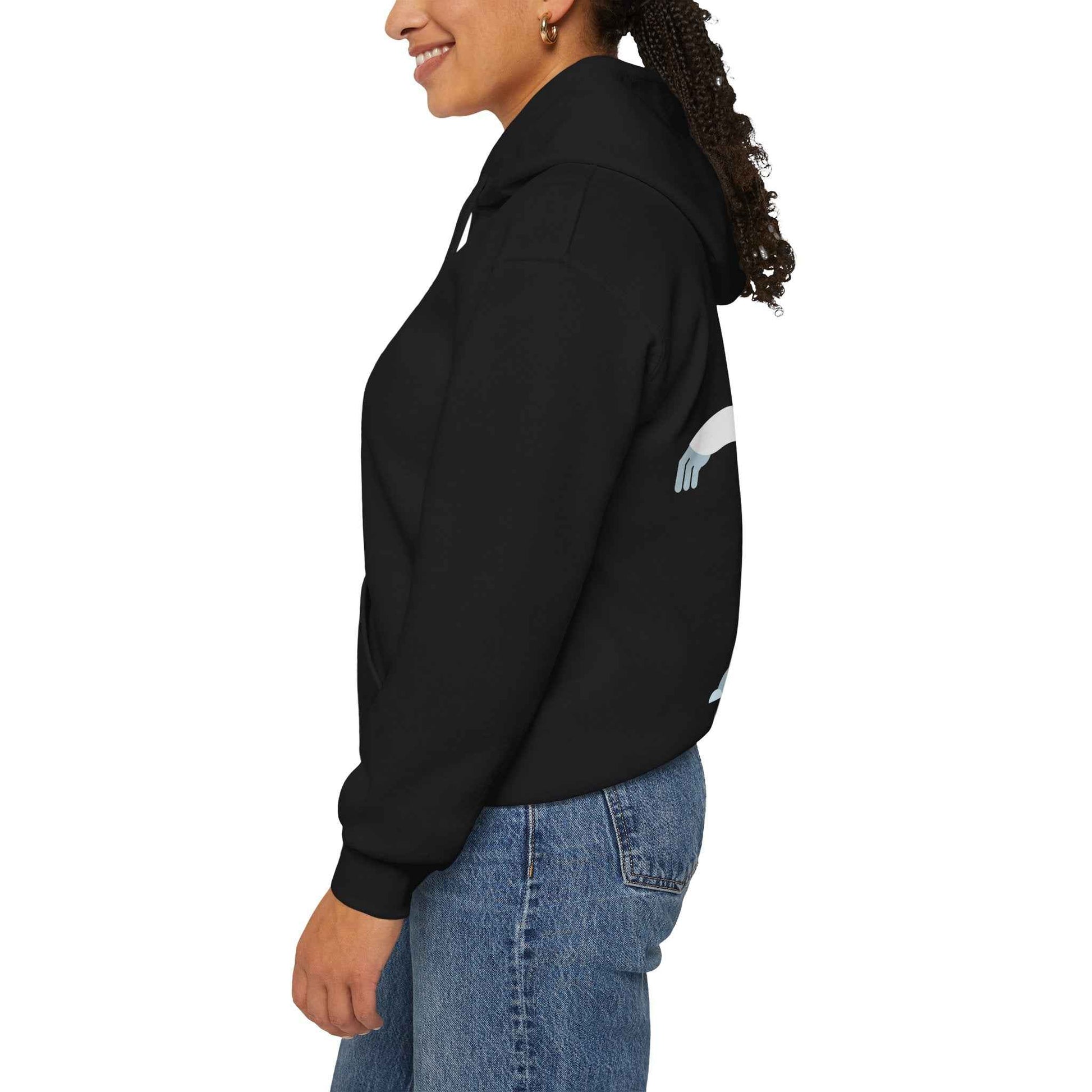 Giant Yeti Hoodie Unisex Sweatshirt, Sasquatch Pullover Monster Hooded Top EBO Design for Yeti Lovers Hoodie
