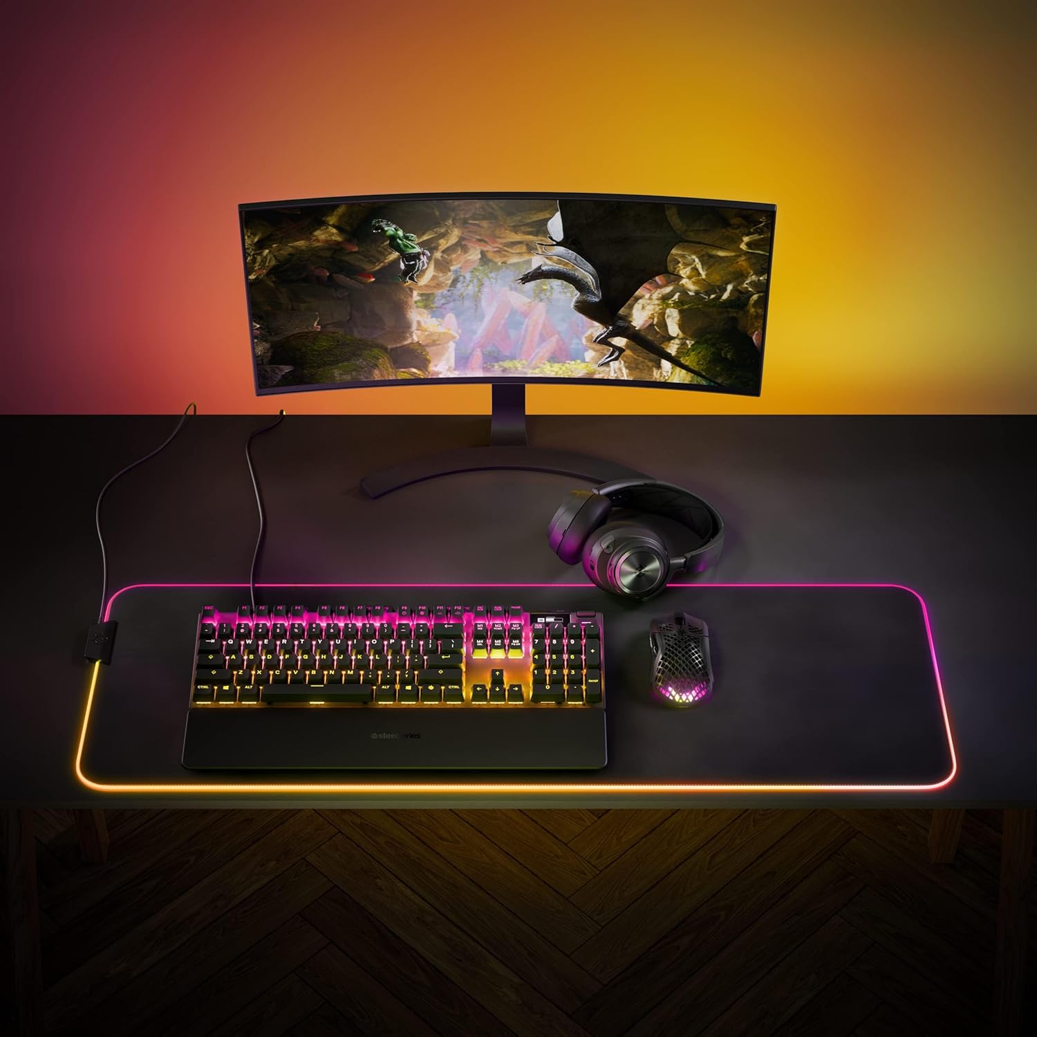 Gaming Keyboard Mechanical RGB With Adjustable Actuation β SteelSeries Apex Pro Wired Gaming Accessories