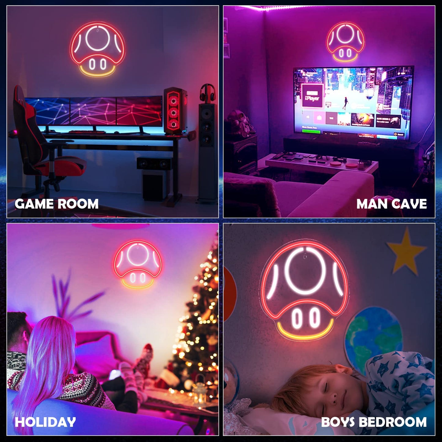 Kavaas Gamer Neon Sign, UV Printed Gaming Neon Sign for Gamer Room Decor - LED Video Game Neon Lights for Bedroom Boys, Gaming Wall decor - Best Gamer Gifts for Teenage Boys, Christmas