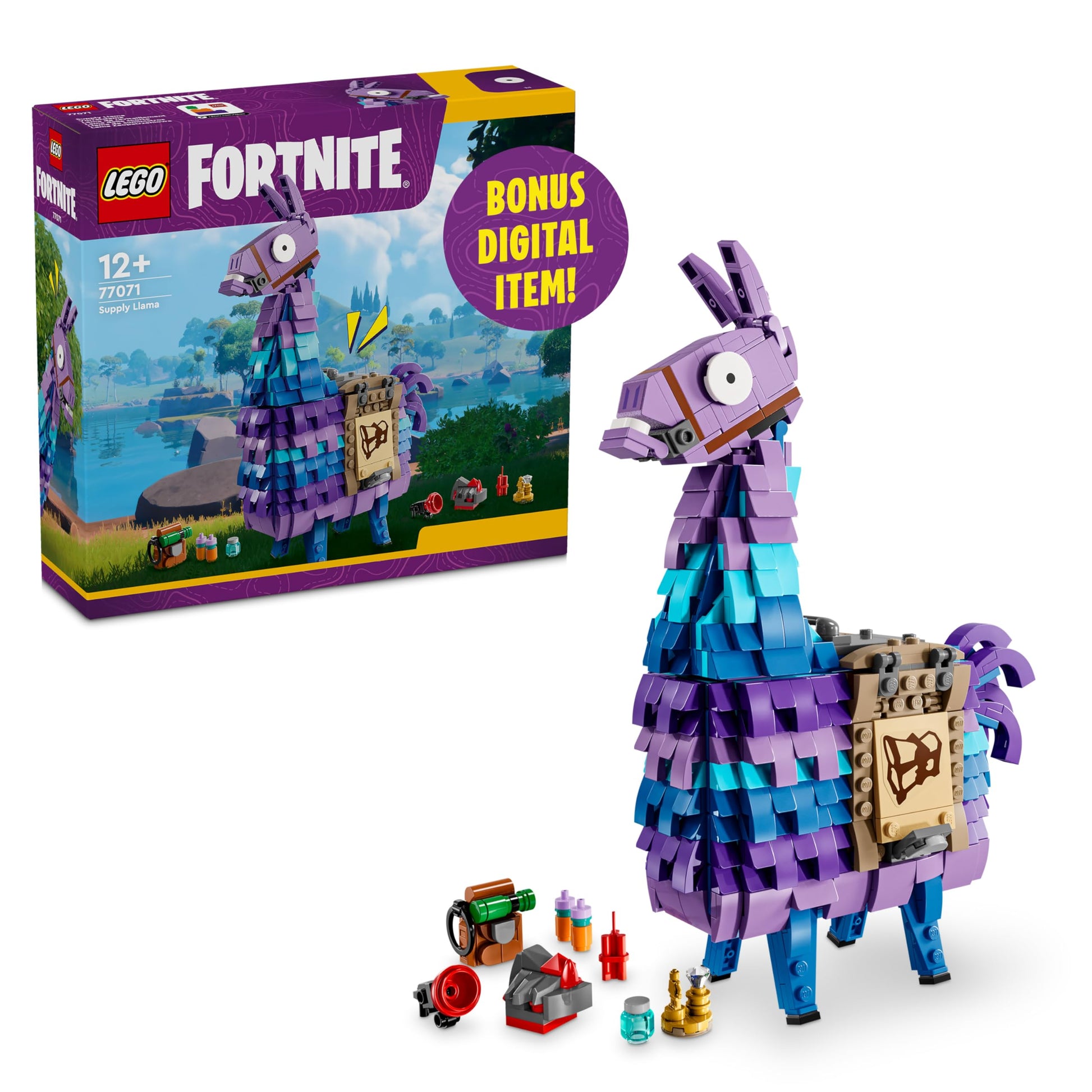 LEGO Fortnite Supply Llama – Buildable Fortnite Llama Toy | Collectible Gaming Figure