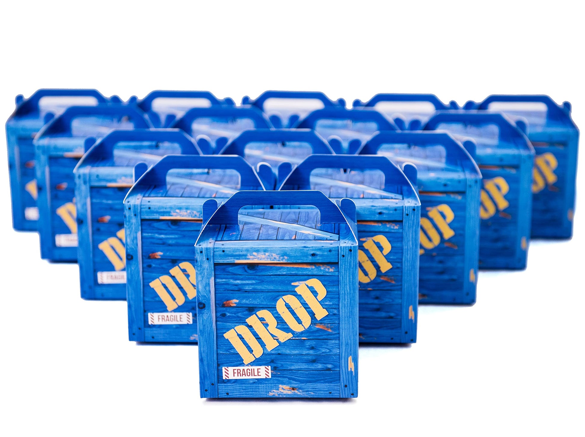Loot Drop Party Favors - Military Supply Boxes | Gaming Birthday Kit & Balloons 12-Pack Toy