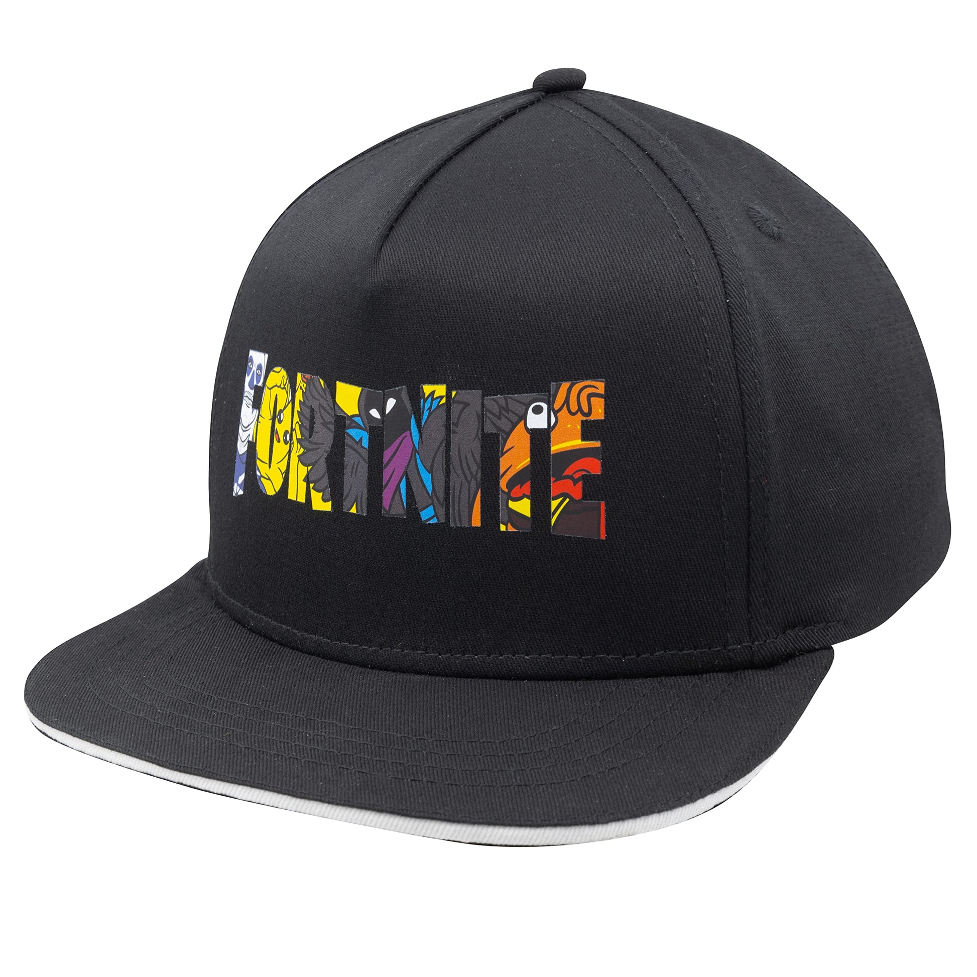 Fortnite Baseball Cap – Boys Fitted Hat With Flatbrim Cotton Design Hats