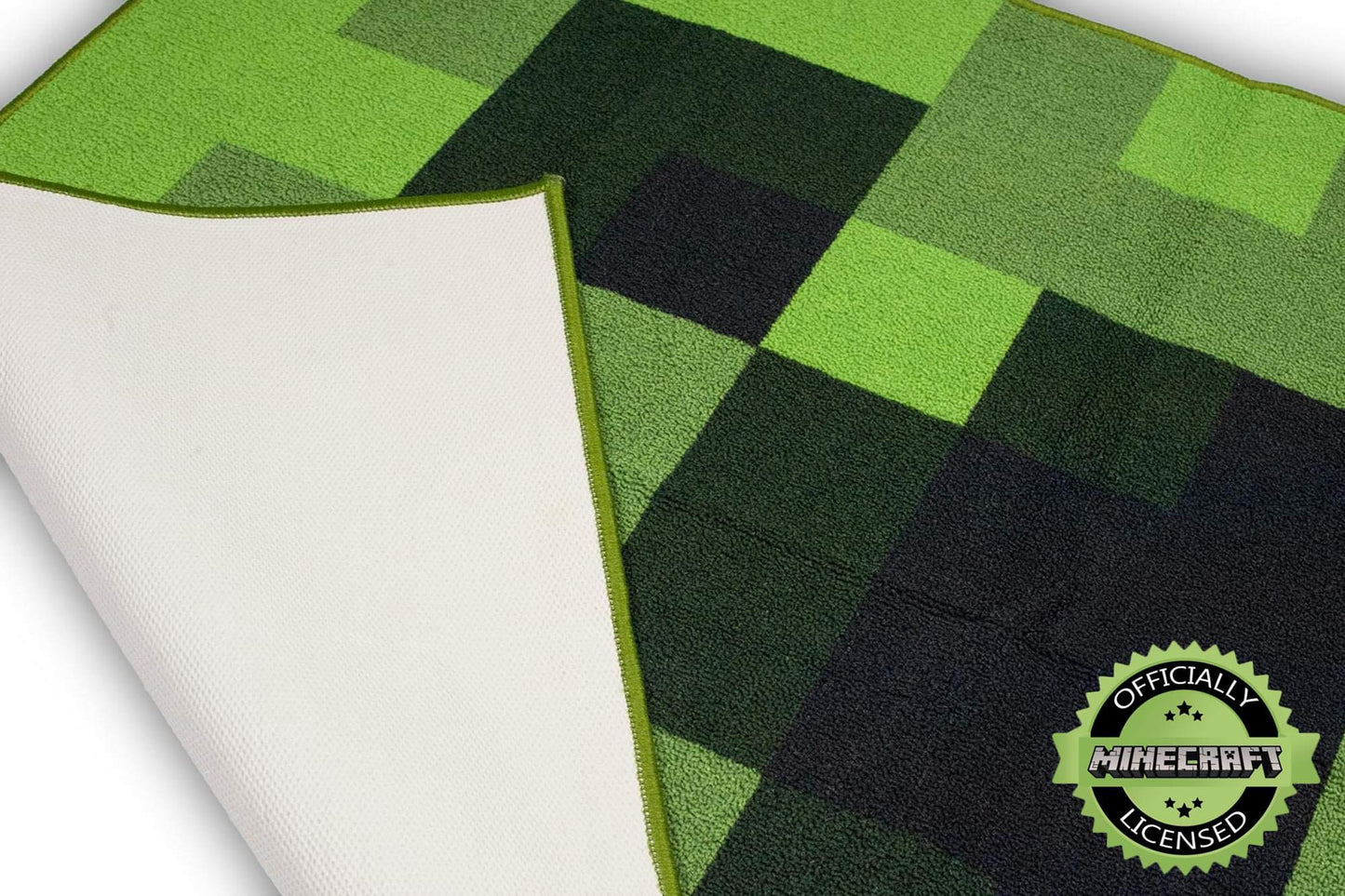 Minecraft Area Rug TNT Block Decorations Merch Video Game Decorations TNT Decorations | 39-Inch Square Area Rug
