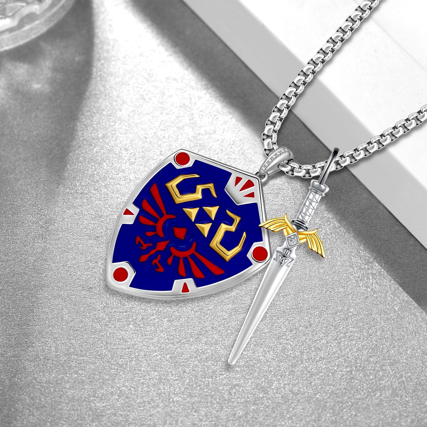 Master Sword Necklace – Sterling Silver Link Sword Pendant | Hyrule Warriors Jewelry Jewelry