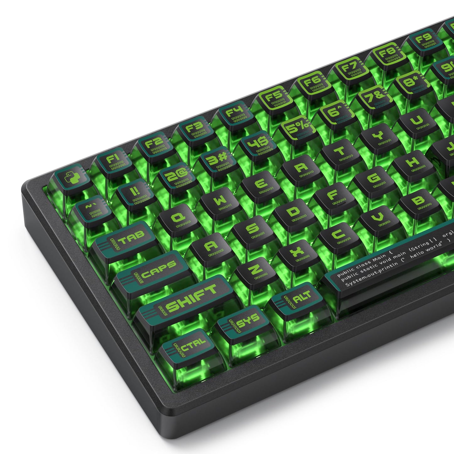 GTSP 61 Keycaps 60 Percent, Ducky One 2 Mini Keycaps for Mechanical Keyboard OEM Profile RGB PBT Keycap Set with Key Puller for Cherry MX Switches SK 61/Joker (Only keycaps) Blue