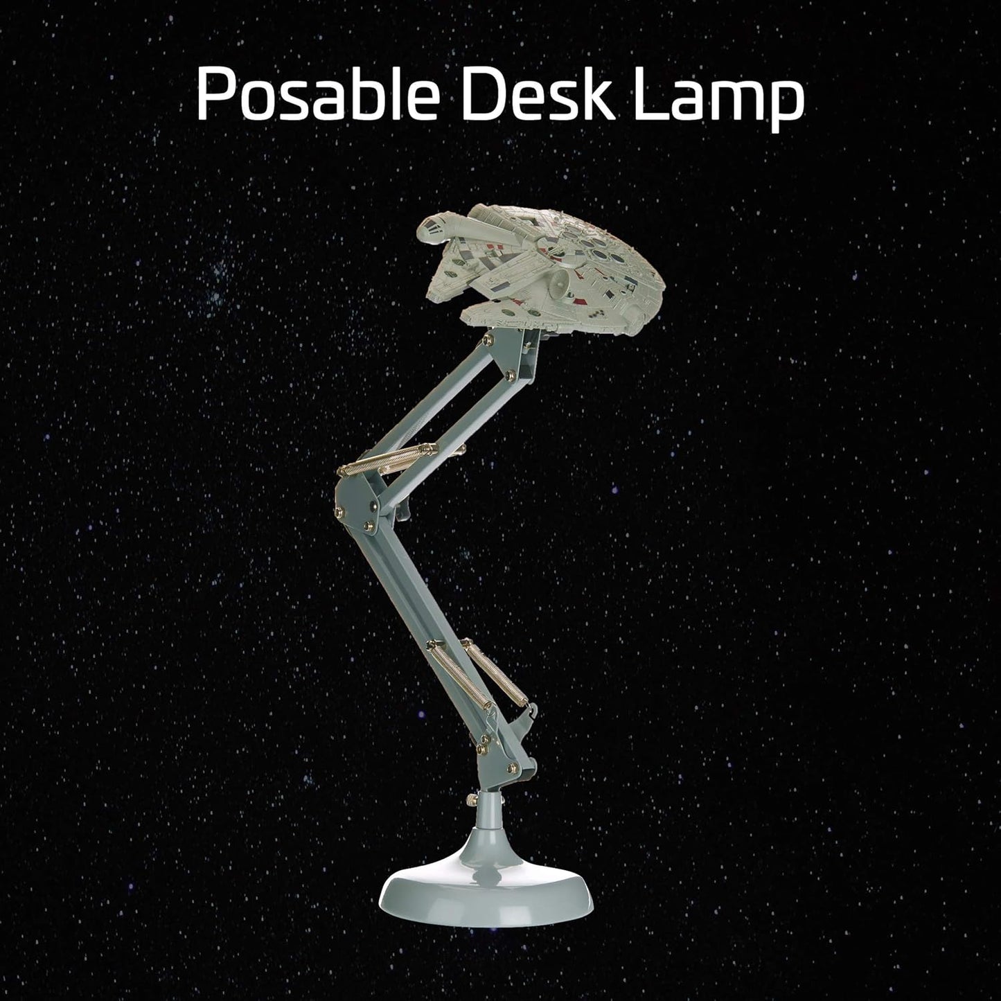 Millennium Falcon Desk Lamp - Official Star Wars USB Powered Posable Light