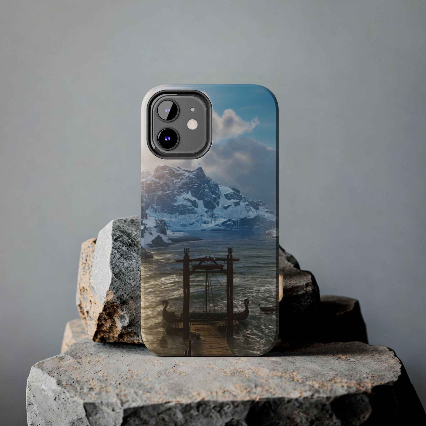 Viking Valhalla Phone Case AC Inspired - Tough Norse Mythology Armor Cover for iPhone iPhone 12 Phone Case