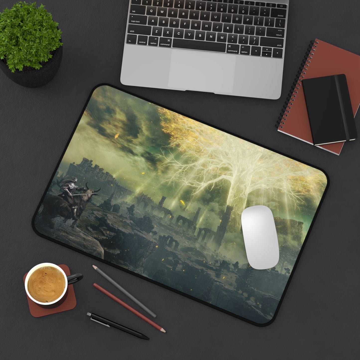 Gaming Desk Mat - Dark Fantasy RPG Design