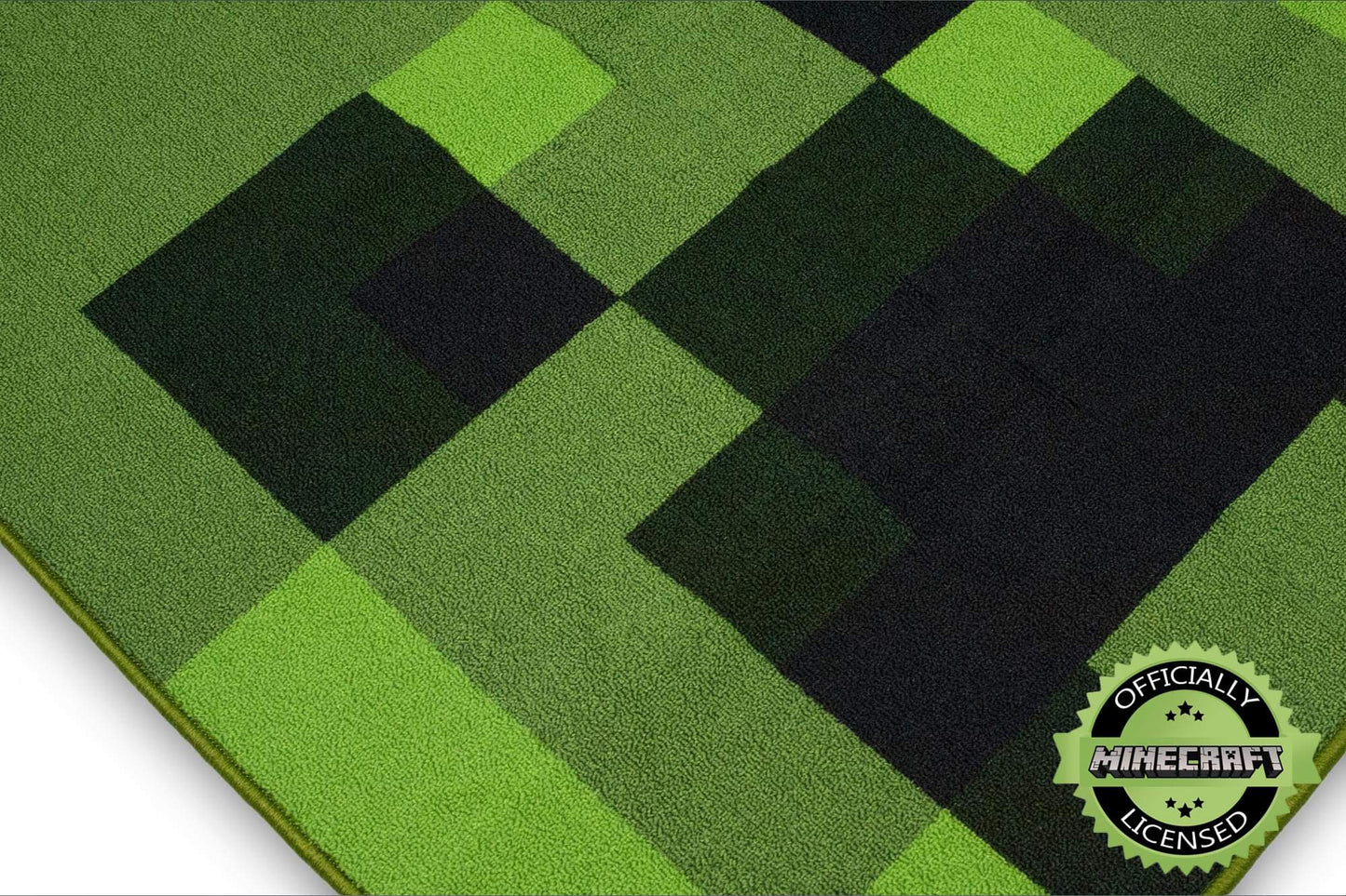 Minecraft Area Rug TNT Block Decorations Merch Video Game Decorations TNT Decorations | 39-Inch Square Area Rug