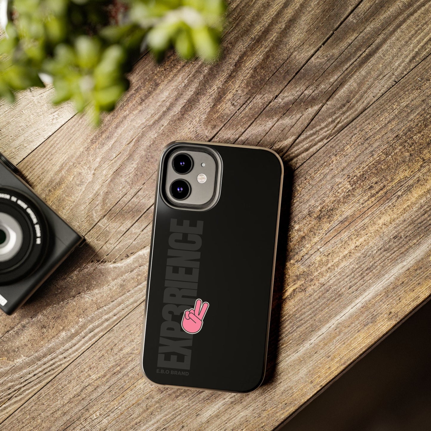 Tough Phone Cases - E B O brand logo Experience Beyond Ordinary, Protective Phone Cover, Durable Phone Case,Heavy Duty