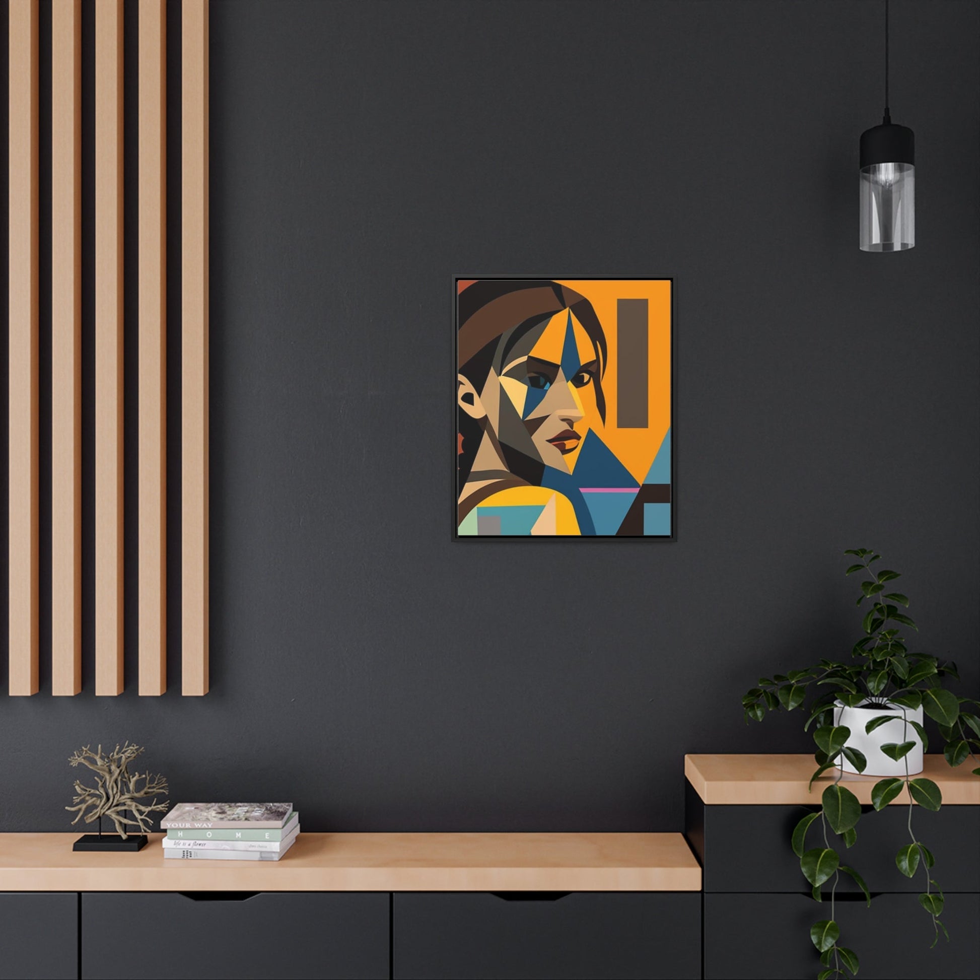 Gallery Canvas Wrap – Tomb Raider Decor Featuring Lara Croft Artwork Print Material