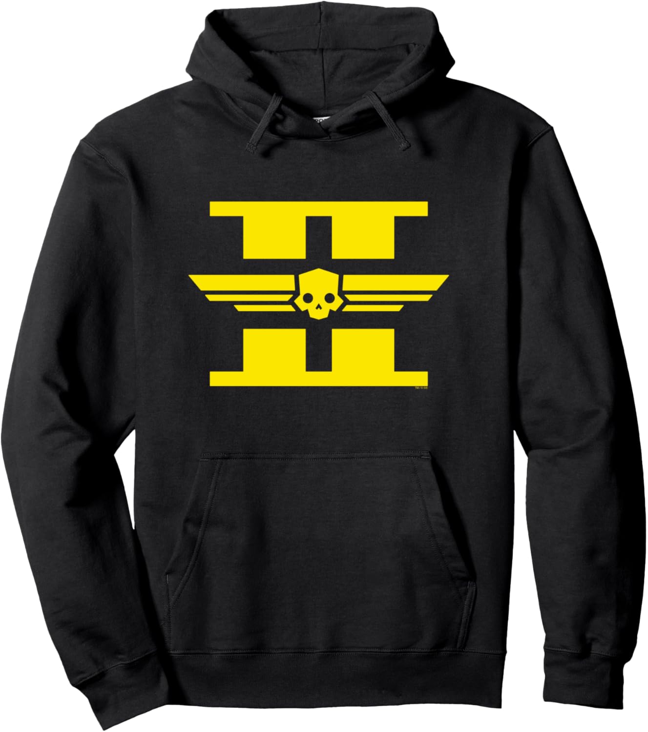 PlayStation Pullover Hoodie - Yellow Icon Video Game Hoodie, Classic Fit Pullover Black Adult Unisex Hoodie
