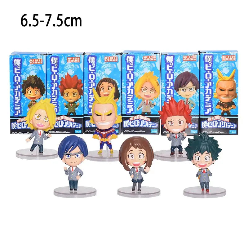 My Hero Academia Character Figures Set D With Box