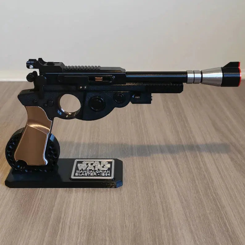 Mandalorian with stand 1B94 Blaster prop cosplay Gapo Goods
