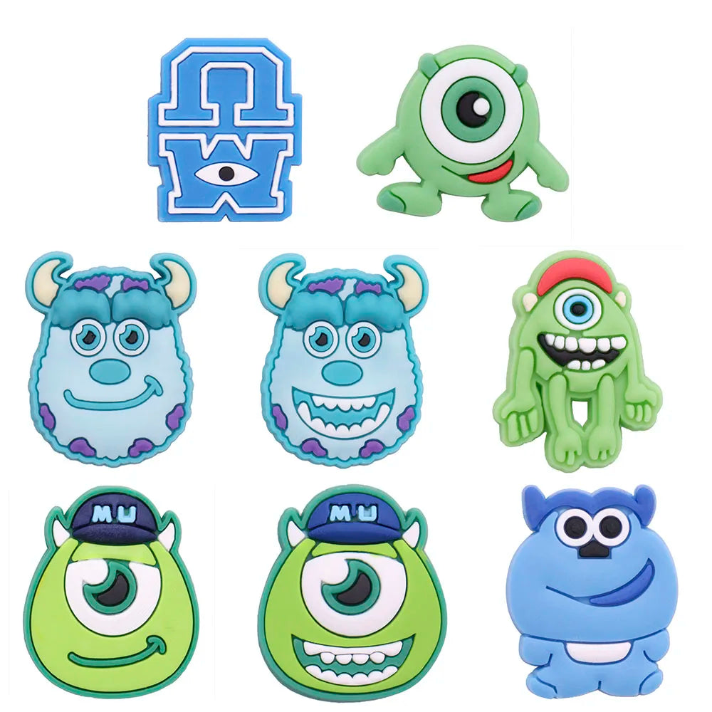 Monsters Inc. Croc Charms 8pcs
