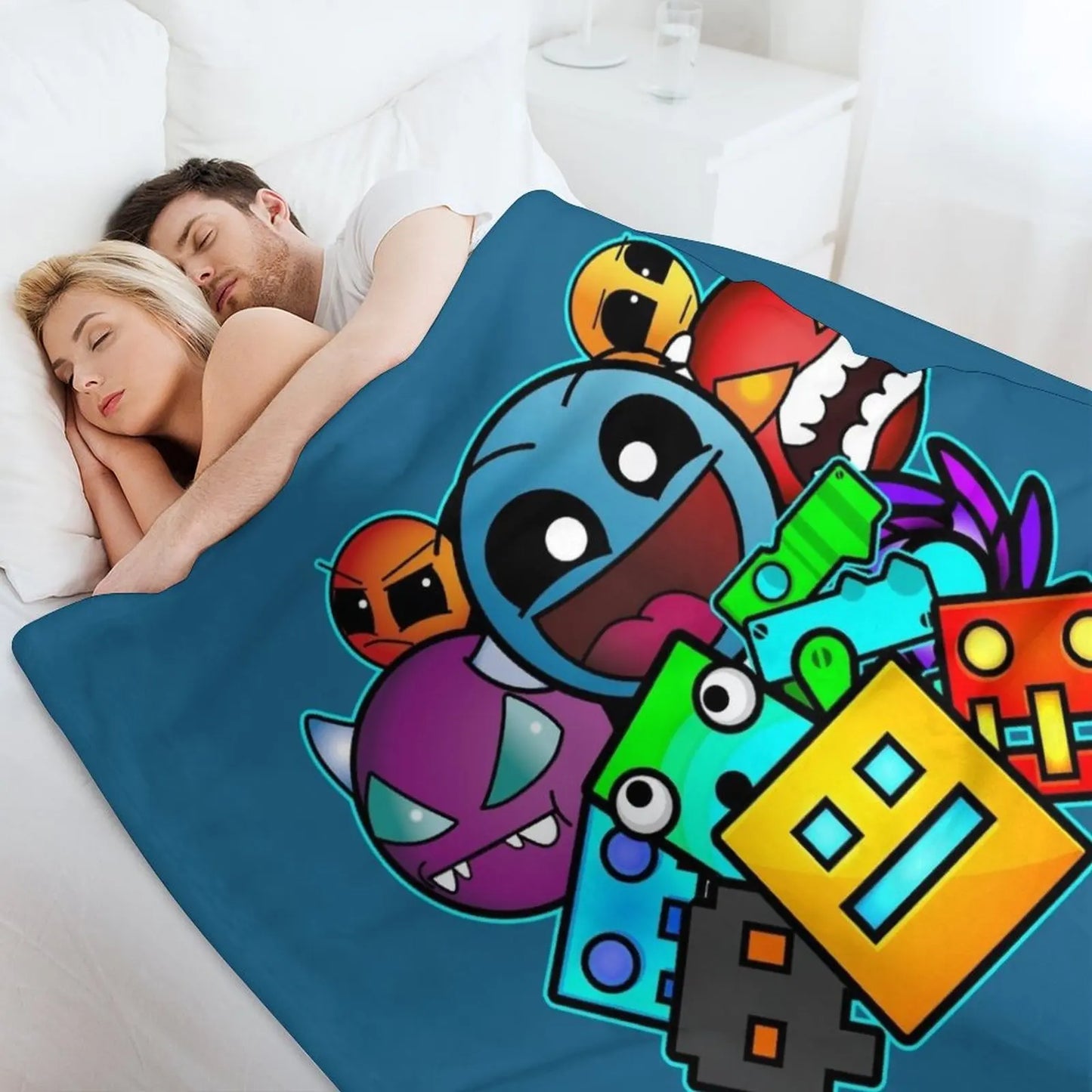 geometry dash character blanket