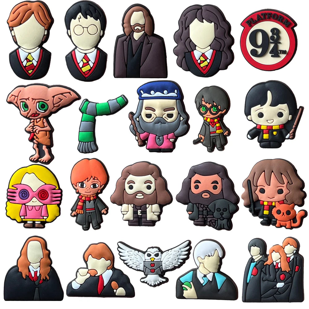 Step into the Wizarding World with Harry Potter Croc Charms 20pcs