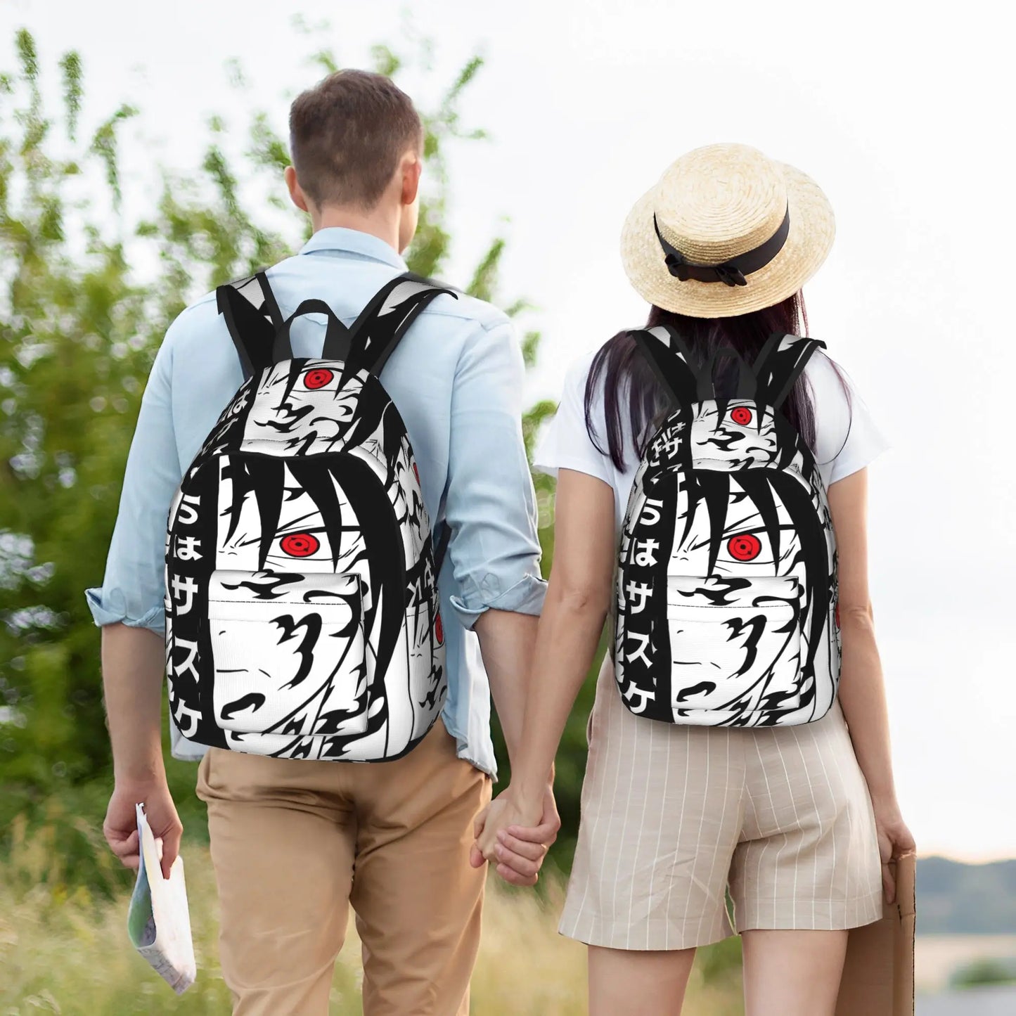 Naruto Anime Retro Backpack - Washable Work and Office Rucksack