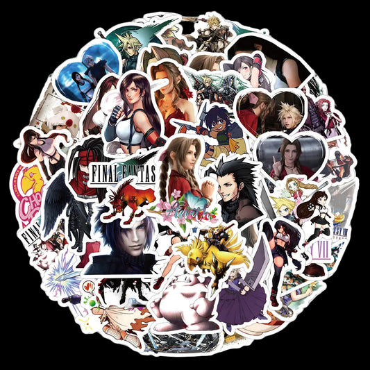 Final Fantasy Stickers – Waterproof Vinyl Decals | Durable Scratch Resistant Pack Paper products