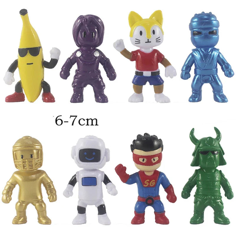 Stumble Guys Action Figure Set 8 piece set 2 - Gapo Goods